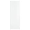 vidaXL Aparador madera contrachapada blanco brillo 36x35,5x103,5 cm