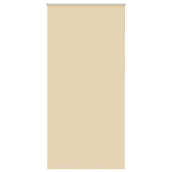 vidaXL Estor Enrollable Opaco Beige 100x210 cm Tela Ancho 95,7 cm