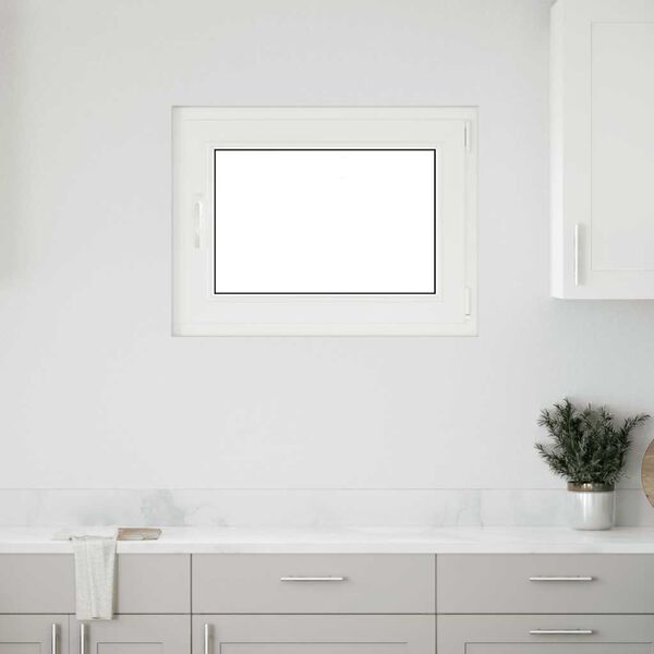 vidaXL Ventana de s&oacute;tano "RISOR" 80x70 cm oscilobatiente DIN derecha antracita