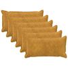 vidaXL Funda de almohada 6 uds. HOUTEN Amarillo 40 x 70 cm