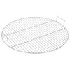 vidaXL Parrilla redonda de BBQ con asas acero inoxidable 304 &Oslash;54 cm
