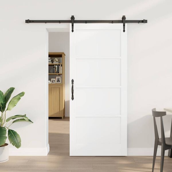 vidaXL Puerta Corredera ORKDAL 78 x 202 cm Madera de pino macizo