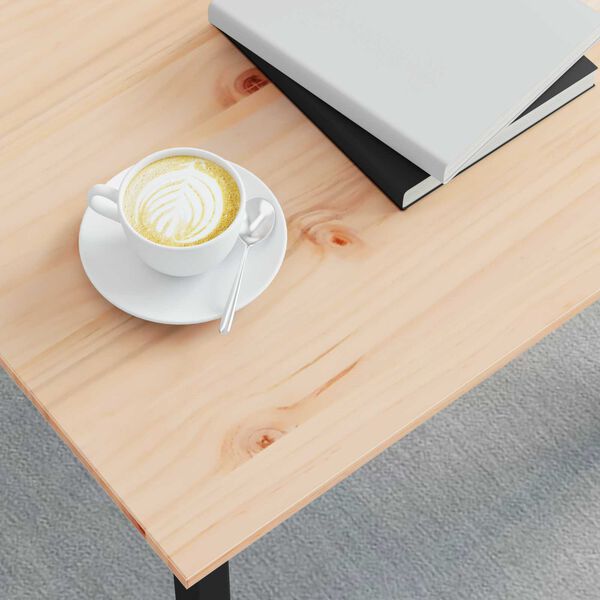 vidaXL Mesa de Caf&eacute; Natural 60 x 30 x 36 cm Madera de pino macizo