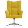 vidaXL Sillón de relax de terciopelo amarillo mostaza