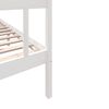 vidaXL Estructura de cama madera maciza blanco Super King 180x200 cm