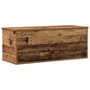 vidaXL Caja de Almacenamiento Madera envejecida 90 x 35 x 35 cm