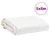 vidaXL Lona blanca 5x8 m 650 g/m&sup2;