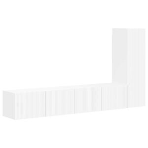 vidaXL Conjunto de mueble de TV 3 pcs Madera de ingenier&iacute;a