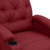 vidaXL Sill&oacute;n elevable tela rojo tinto