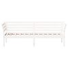 vidaXL Sofá cama sin colchón madera maciza de pino blanco 90x200 cm