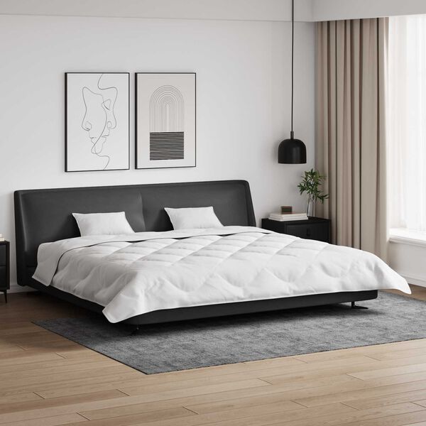 vidaXL Edred&oacute;n de Invierno con almohada 3 pcs Microfibra