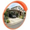 vidaXL Espejo de tr&aacute;fico convexo para exterior, naranja, &Oslash;30 cm, policarbonato