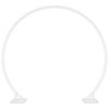 vidaXL Arco de boda doble Blanco 220 x 45 x 200 cm Acero