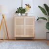 vidaXL Puerta de armario de lamas 4 uds madera de pino 39,5x39,4 cm