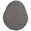 vidaXL Cojines Bolster 2 pcs Gris Claro Ø 15 x 40 cm Tela de pana