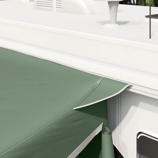 vidaXL Tienda para port&oacute;n trasero Verde 285 x 255 x 245 cm tafet&aacute;n