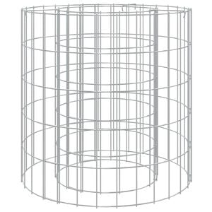 vidaXL Brasero de gaviones hierro galvanizado &Oslash;50 cm