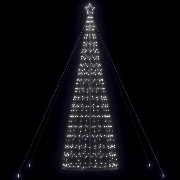 vidaXL &Aacute;rbol de Navidad LED 1534 LEDs blanco fr&iacute;o 500 cm