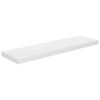 vidaXL Estante flotante de pared blanco brillante MDF 90x23,5x3,8 cm