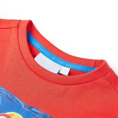 Camiseta de manga corta infantil rojo 92