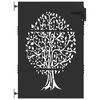 vidaXL Puerta de jard&iacute;n 85 x 125 cm Negro Con cerradura