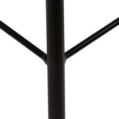 vidaXL Mesa alta y taburetes de bar 3 piezas negro