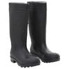 vidaXL Botas de agua negro n&uacute;mero 40 PVC