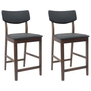vidaXL Sillas de comedor 2 uds. Madera de Caucho S&oacute;lido Marr&oacute;n Claro