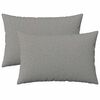 vidaXL Coj&iacute;n con almohada HEERLEN 2 uds. Gris Nube Tela