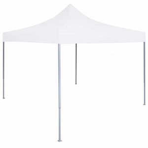 vidaXL Carpa plegable profesional acero blanco 3x3 m