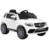 vidaXL Coche para ni&ntilde;os Mercedes Benz GLE63S pl&aacute;stico blanco