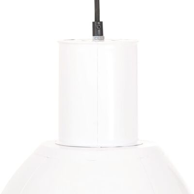 vidaXL Lámpara colgante redonda 25 W blanca 28,5 cm E27