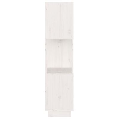 vidaXL Estantería/divisor de espacios madera pino blanco 51x25x101 cm