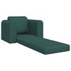 vidaXL Sof&aacute; cama Verde oscuro 98 x 71 x 83 cm tela