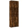 vidaXL Aparador alto madera de ingenier&iacute;a roble ahumado 80x42,5x249 cm