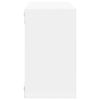 vidaXL Estantes cubo de pared 6 unidades blanco 26x15x26 cm