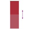 vidaXL Estor Enrollable Opaco rojo 40x130 cm Tela Ancho 35,7 cm