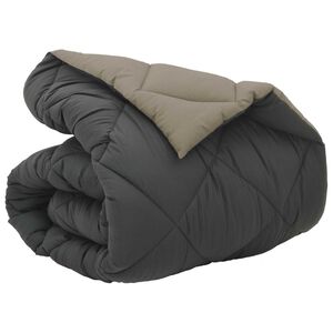 vidaXL Edred&oacute;n de Invierno Gris Claro y Antracita 200 x 135 cm