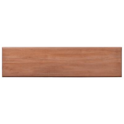 vidaXL Mesa consola de madera maciza de caoba 120 cm