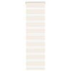 vidaXL Estor cebra beige m&aacute;rmol tejido ancho 35,9 cm poli&eacute;ster