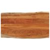 vidaXL Tablero de mesa rectangular borde natural acacia 100x60x3,8 cm