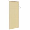 vidaXL Estor enrollable con cortinas Naturaleza 80 x 220 cm Bamb&uacute;