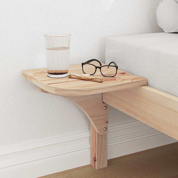 vidaXL Estructura de cama Natural 90 x 190 cm Madera de pino macizo