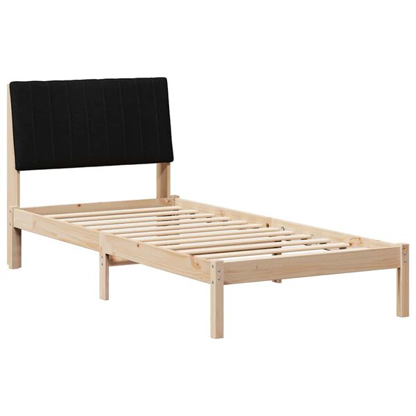 vidaXL Estructura de cama Marr&oacute;n 90 x 200 cm Madera de pino macizo