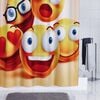 RIDDER Cortina de ducha Smile 180x200 cm