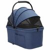 vidaXL Carrito Plegable para Mascotas Ajustable Azul 81 x 47 x 99 cm