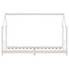 vidaXL Estructura de cama para niños madera de pino blanco 80x200 cm
