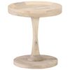 vidaXL Mesa auxiliar de madera maciza de mango &Oslash;40x45 cm
