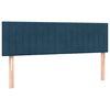vidaXL Cama box spring con colch&oacute;n terciopelo azul oscuro 160x210 cm