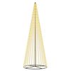 vidaXL &Aacute;rbol de Navidad LED 385 cm 1148 LED Blanco C&aacute;lido Hierro Negro